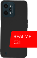 Чехол-накладка Volare Rosso Needson Matt TPU для Realme C31 (черный) - 