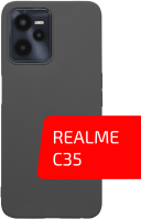 Чехол-накладка Volare Rosso Needson Matt TPU для Realme C35 (черный) - 