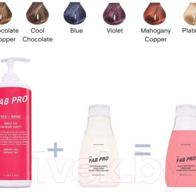 Оттеночный бальзам для волос Evo Fab Pro Colour Maintenance Conditione основа д/индивид цвета (200мл)