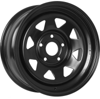 

Штампованный диск, УАЗ 17x8" 5x139.7мм DIA 110мм ET 0мм Matt Black
