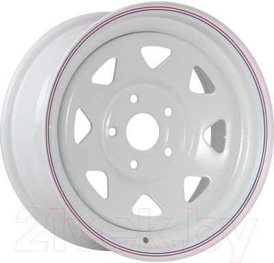 Изображение товара Штампованный диск ORW Nissan/Toyota 17x8" 6x139.7мм DIA 110мм ET 0мм White 21W