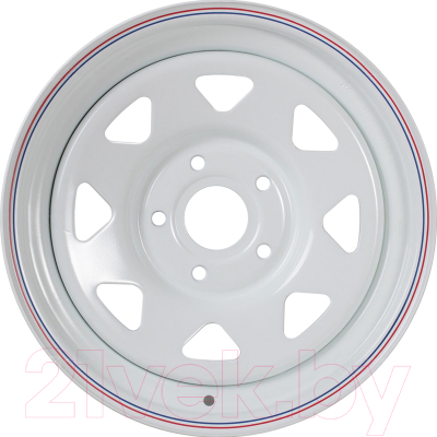 Изображение товара Штампованный диск ORW Nissan/Toyota 17x8" 6x139.7мм DIA 110мм ET 0мм White 21W