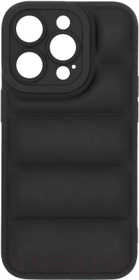Чехол-накладка Volare Rosso Puffy для iPhone 14 Pro (черный)