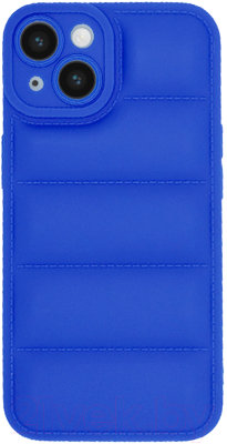 Чехол-накладка Volare Rosso Puffy для iPhone 14 (синий)