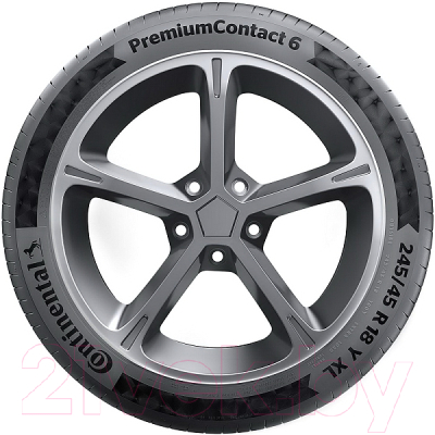 Летняя шина Continental PremiumContact 6 285/45R20 112H (AO) Audi