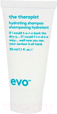 Шампунь для волос Evo The Therapist Hydrating Увлажняющий (30мл)