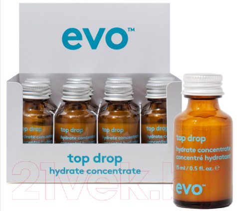 Ампулы для волос Evo Top Drop Hydrate Concentrate Увлажнение