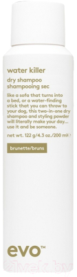 Сухой шампунь для волос Evo Water Killer Dry Shampoo Brunette (200мл)