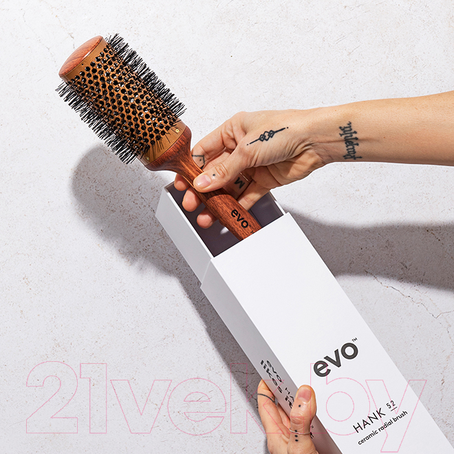 Расческа Evo Hank 52 Ceramic Vented Radial Brush