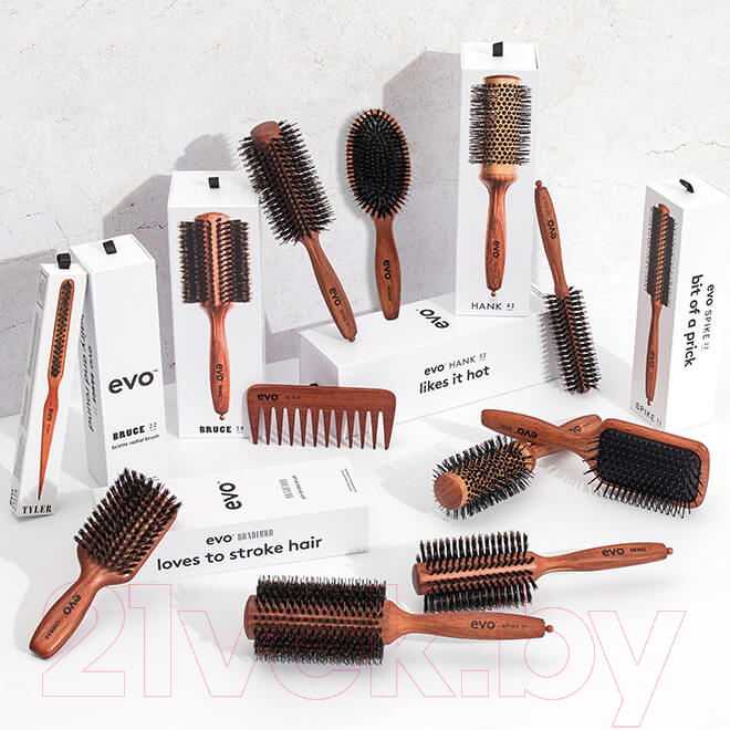 Расческа Evo Hank 52 Ceramic Vented Radial Brush