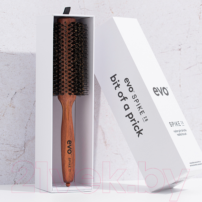 Расческа Evo Spike 28mm Nylon Pin Bristle Radial Brush