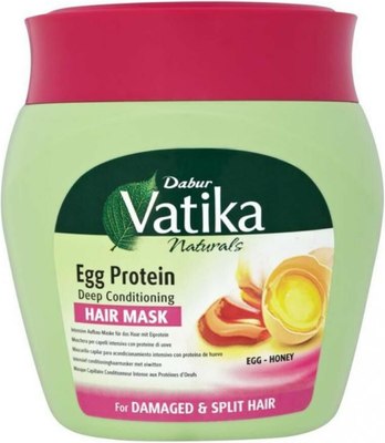 Маска для волос Dabur Vatika С экстрактом яичного протеина (500мл) - 