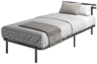Односпальная кровать AMI Лофт 900 (черный) - 