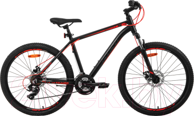 Велосипед AIST Rocky 1.0 Disс 26 2024 (18, черно-красный)