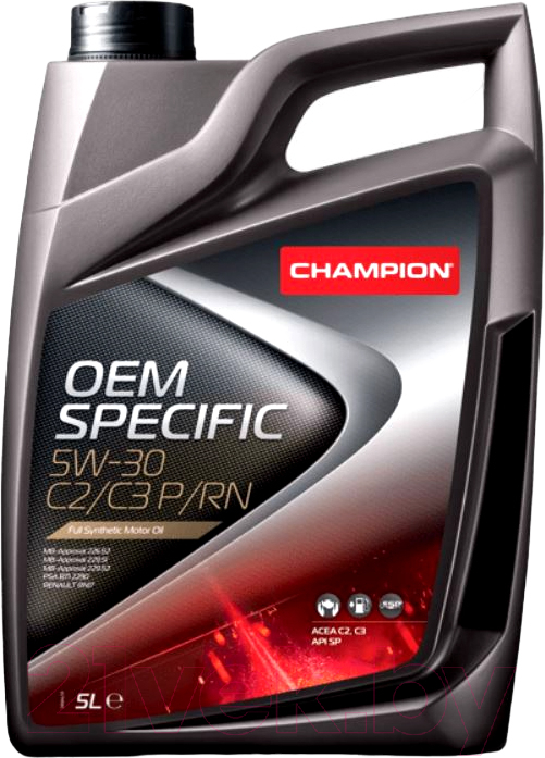 Моторное масло Champion OEM Specific 5W30 C2/C3 P/RN / 1052563 (5л)