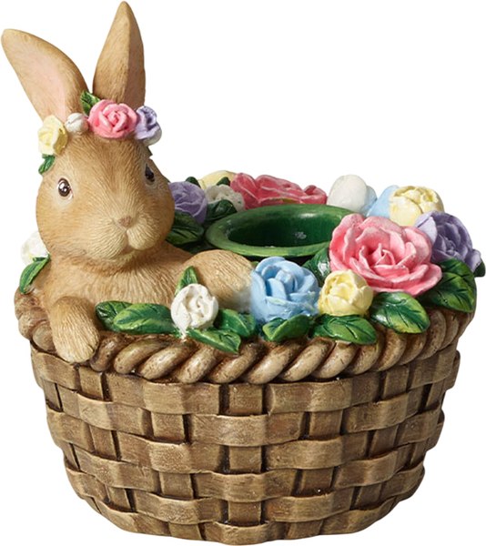 Подсвечник Villeroy & Boch Spring Fantasy Accessories Кролик в корзине 35-9389-0033