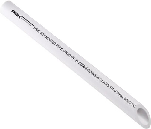 Труба водопроводная РВК Standard 50x8.3 SDR 6 PN 20 4м / 034143 (серый)