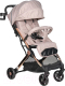 Детская прогулочная коляска Farfello Comfy Go Comfort / CG-404 (бежевый/золото) - 