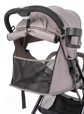 Детская прогулочная коляска Farfello Comfy Go Comfort / CG-302 (серый/черный хром)