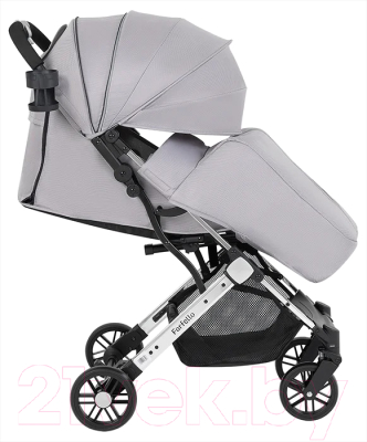 Детская прогулочная коляска Farfello Comfy Go Comfort / CG-105 (блестящий серый)