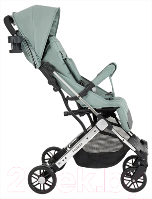 Детская прогулочная коляска Farfello Comfy Go Comfort / CG-103 (зеленый/серебристый)