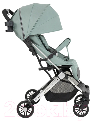 Детская прогулочная коляска Farfello Comfy Go Comfort / CG-103 (зеленый/серебристый)