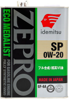 Моторное масло Idemitsu Zepro Eco Medalist SP 0W20 / 4250041 (4л) - 