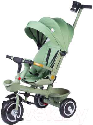 Изображение товара Трехколесный велосипед с ручкой Babyhit Kidway XT / BT200 (Green)