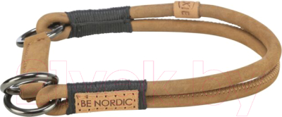 Ошейник-полуудавка Trixie Be Nordic 17111 (S, коричневый)
