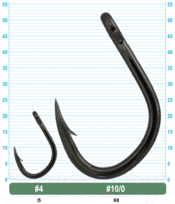 Набор крючков рыболовных Owner Cut Gorilla BC / 5105-161 (3шт)