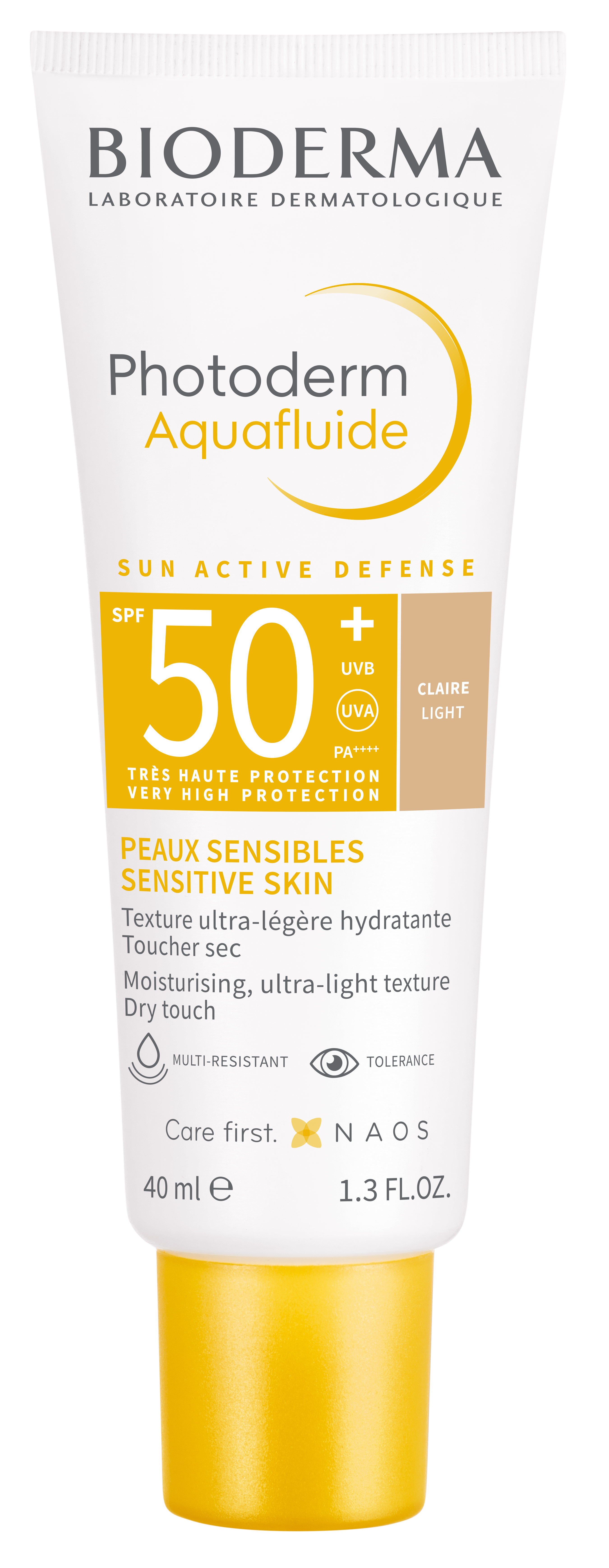 Крем солнцезащитный Bioderma Aquafluide SPF 50+ тон Light Флюид (40мл)