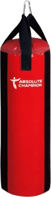 Боксерский мешок Absolute Champion Стандарт (10кг, черный/красный)