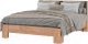 Двуспальная кровать Стендмебель Хелен КР 03 160x200 (серый графит 0162/дуб крафт золотой) - 