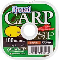 Леска монофильная Owner Broad Carp SP Brown 100м 0.18мм 2.6кг / 56022-018 - 