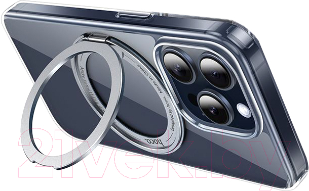Чехол-накладка Hoco AS1 для iPhone 15 Pro Max магнитный с кольцом
