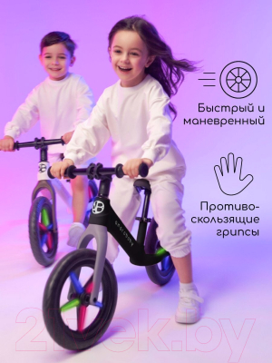 Беговел Amarobaby Riot / AB23-34RT/0911 (черный/серый)