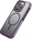 Чехол-накладка Hoco AS5 для iPhone 15 Pro Max магнитный противоударный (пурпурный) - 