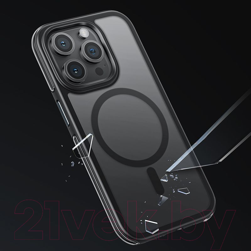 Чехол-накладка Hoco AS5 для iPhone 15 Pro Max магнитный противоударный