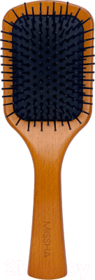 Расческа Missha Wooden Cushion Hair Brush Medium