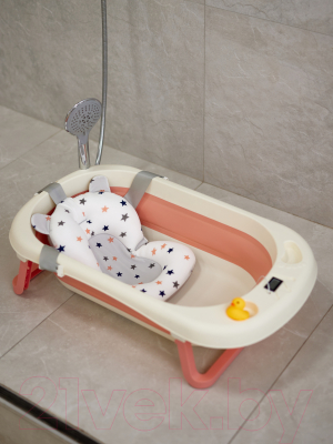 Ванночка детская Nobumi Складная (розовый)