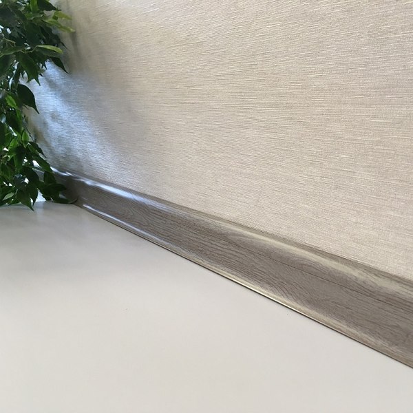 Плинтус LinePlast ПВХ 58мм L001 (2.2м, африканское дерево)