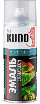 Эмаль Kudo Chameleon / KU-C267-2 (520мл, изумрудный фламинго)