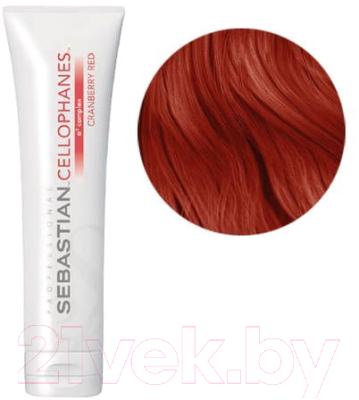 Крем-краска для волос Sebastian Cellophanes Тонирующая (300мл, красная клюква)