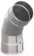 Поворот дымохода UMKPRO 135 ф115 AISI 439/1.0мм тип-2 - 