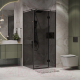 Миниатюра изображения товара Душевой уголок Niagara NG-2832-34BLACK 100x100x195 (черный матовый/тонированное стекло)