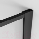 Миниатюра изображения товара Душевая стенка Niagara NG-680-10BLACK 100x195 (черный матовый/прозрачное стекло с рисунком)