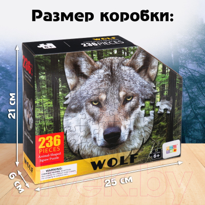 Пазл Puzzle Time Серый волк 88665 / 9950777 (236эл)