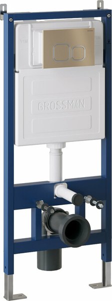 Унитаз подвесной с инсталляцией Grossman GR-4455S+900.K31.01.000+700.K31.02.310.310
