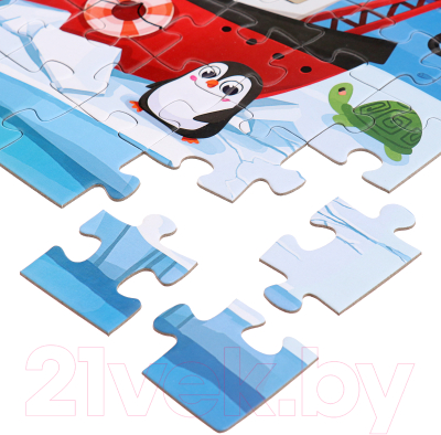 Набор пазлов Puzzle Time 4 в 1. Веселая Арктика 88602 / 9847790