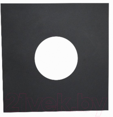 Накладка стенновая декоративная КПД 0.7мм 550x550 ф220 (черный)